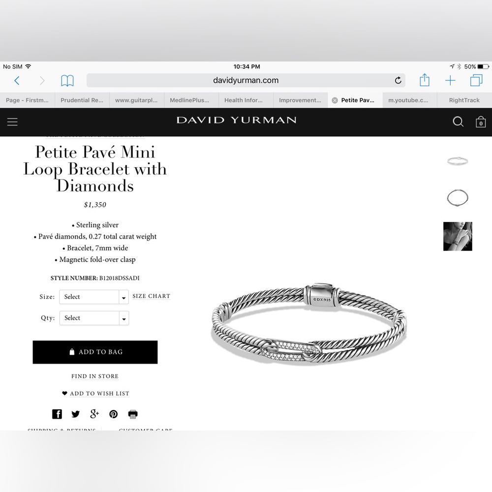 David Yurman Bracelet - Picture 3 of 8